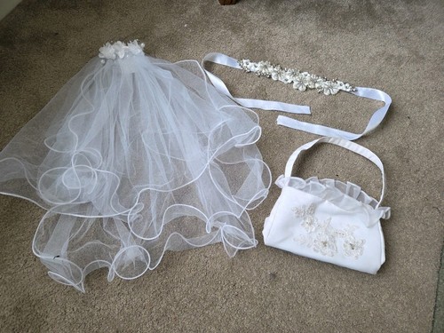 First holy communion white - first,