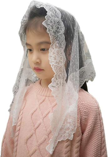 Triangle girls lace - lace, mantilla