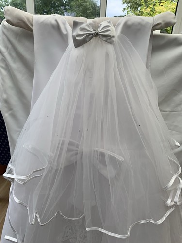 Lovely white veil with - lovely,