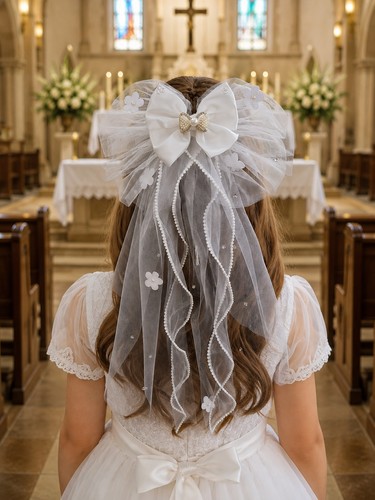 Girls first holy communion - holy,
