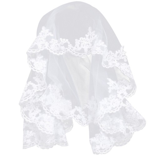 White lace veil for - lace,