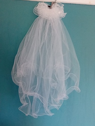 White communion veil headdress - communion, veil/headdress