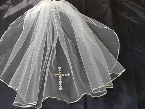 Single tier communion veil - 18",