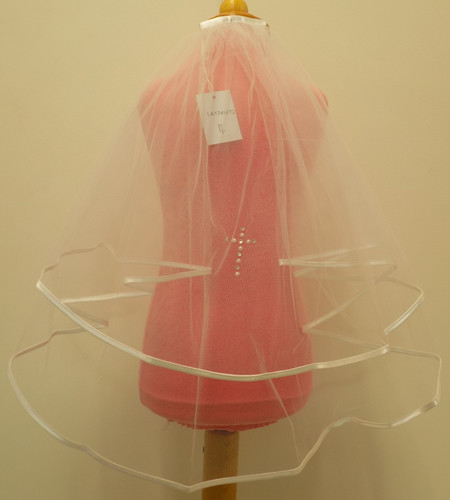 Communion veil with - , satin