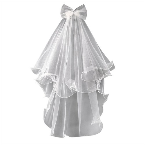 Girls communion veil with comb - veil,