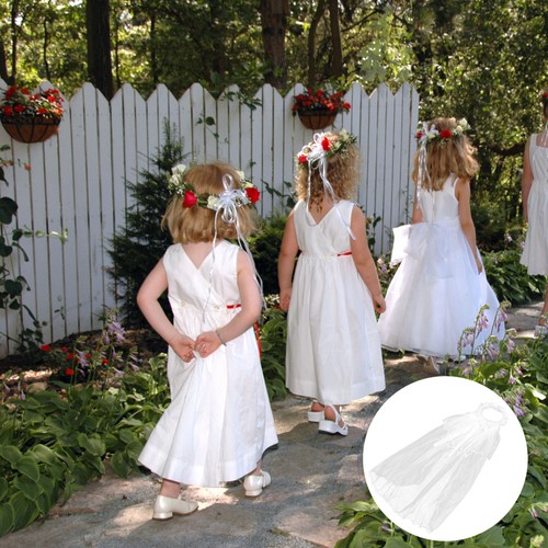 Flower girl veils - flower, two