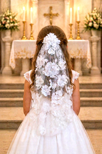 First holy communion white - holy,